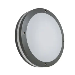 QAZQA Gartenbeleuchtung|Außenwandleuchten*Wand- und Deckenleuchte Dunkelgrau 2-flammig IP54 - Glow