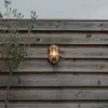 QAZQA Gartenbeleuchtung|Außenwandleuchten*Wand- und Deckenleuchte Gold / Messing oval IP44 - Noutica