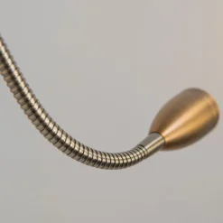 QAZQA Wandleuchten|Wohnzimmerlampen*Wandleuchte Bronze inkl. LED mit Lesearm - Brescia Combi