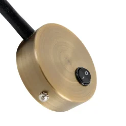 QAZQA Wandleuchten|Wohnzimmerlampen*Wandleuchte Bronze mit Flexarm - Karin flex