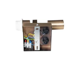 QAZQA Wandleuchten|Wohnzimmerlampen*Wandleuchte Bronze mit Leselampe und Schirm 18 cm weiß - Brescia