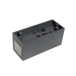 QAZQA Gartenbeleuchtung|Außenleuchten Mit Sensor*Wandleuchte grau IP44 mit Hell-Dunkel-Sensor - Baleno II