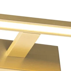 QAZQA Badezimmerlampen|Led-Wandleuchten*Wandleuchte Messing 62 cm inkl. LED IP44 - Jerre