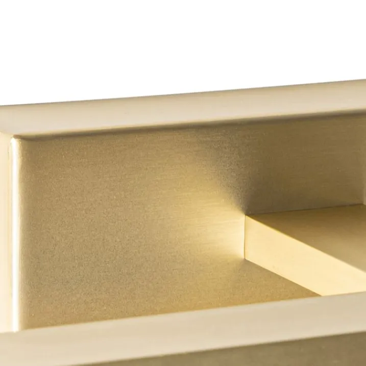 QAZQA Badezimmerlampen|Led-Wandleuchten*Wandleuchte Messing 41,5 cm inkl. LED IP44 - Jerre