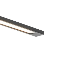QAZQA Badezimmerlampen|Led-Wandleuchten*Wandleuchte schwarz 41,5 cm inkl. LED IP44 - Jerre