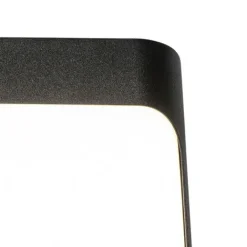 QAZQA Gartenbeleuchtung|Led-Außenleuchten*Wandleuchte schwarz inkl. LED IP44 mit Bewegungssensor - Khuvan