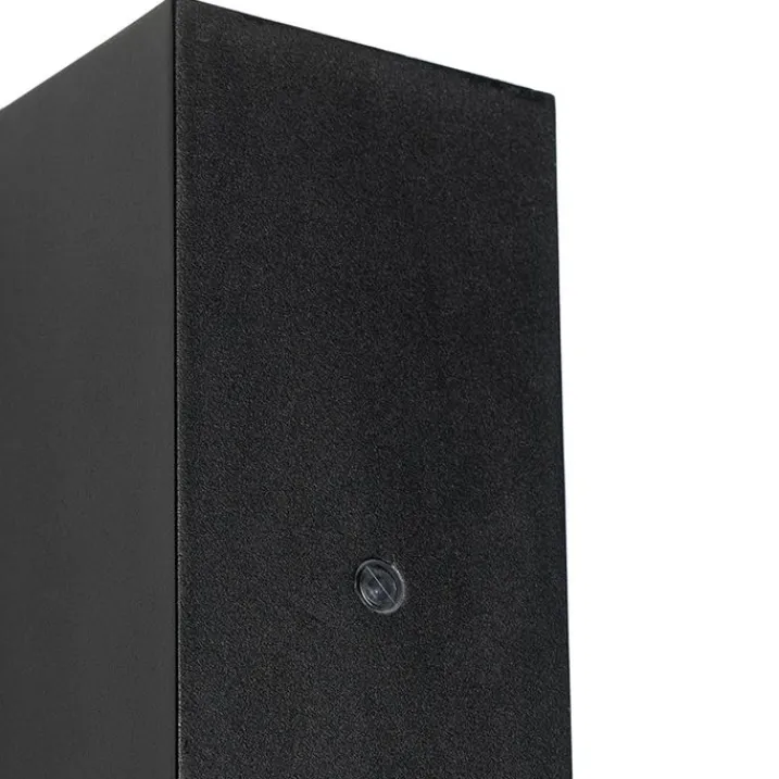 QAZQA Gartenbeleuchtung|Außenleuchten Mit Sensor*Wandleuchte schwarz IP44 mit Hell-Dunkel-Sensor - Baleno II