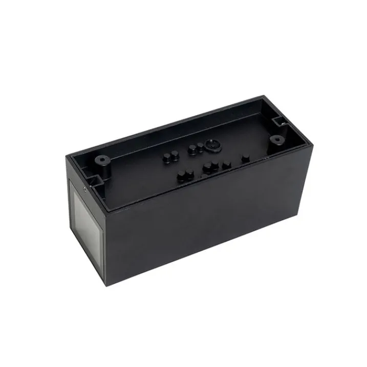 QAZQA Gartenbeleuchtung|Außenleuchten Mit Sensor*Wandleuchte schwarz IP44 mit Hell-Dunkel-Sensor - Baleno II