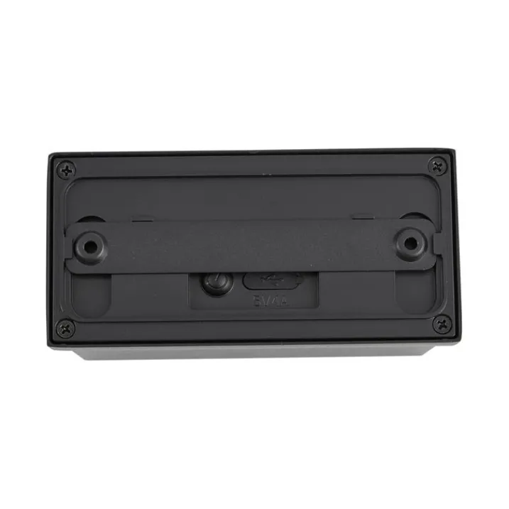 QAZQA Gartenbeleuchtung|Led-Außenleuchten*Wandleuchte schwarz Lux Sensor Magnetisch inkl. LED Wiederaufladbar - Batt