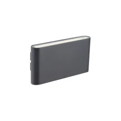 QAZQA Gartenbeleuchtung|Led-Außenleuchten*Wandleuchte schwarz magnetisch inkl. LED wiederaufladbar - Batt