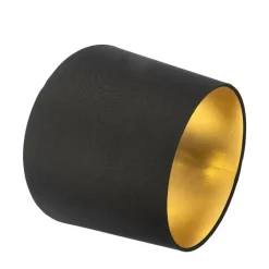 QAZQA Wandleuchten|Wohnzimmerlampen*Wandleuchte schwarz mit schwarzem Schirm und verstellbarem Arm - Ladas