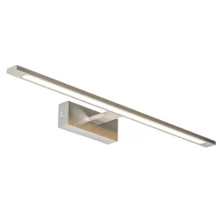QAZQA Badezimmerlampen|Led-Wandleuchten*Wandleuchte Stahl 62 cm inkl. LED IP44 - Jerre