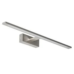 QAZQA Badezimmerlampen|Led-Wandleuchten*Wandleuchte Stahl 62 cm inkl. LED IP44 - Jerre