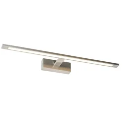 QAZQA Badezimmerlampen|Led-Wandleuchten*Wandleuchte Stahl 62 cm inkl. LED IP44 - Jerre