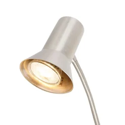 QAZQA Wandleuchten|Wohnzimmerlampen*Wandleuchte Stahl mit Flexarm - Karin Flex