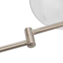 QAZQA Wandleuchten|Wohnzimmerlampen*Wandleuchte Stahl mit weißem Schirm und verstellbarem Arm - Ladas