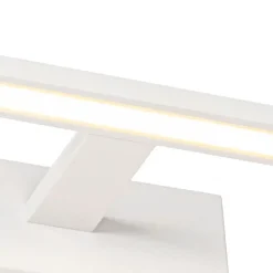 QAZQA Badezimmerlampen|Led-Wandleuchten*Wandleuchte weiß 62 cm inkl. LED IP44 - Jerre