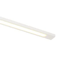 QAZQA Badezimmerlampen|Led-Wandleuchten*Wandleuchte weiß 62 cm inkl. LED IP44 - Jerre