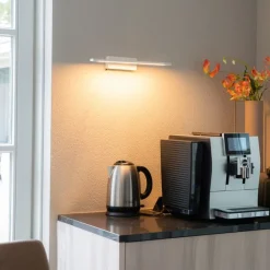 QAZQA Badezimmerlampen|Led-Wandleuchten*Wandleuchte weiß 41,5 cm inkl. LED IP44 - Jerre