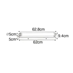 QAZQA Badezimmerlampen|Led-Wandleuchten*Wandleuchte weiß mit gold inkl. LED 3-stufig dimmbar IP44 - Yordi