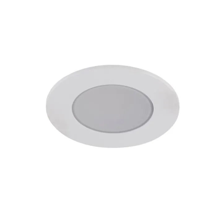 QAZQA Gartenbeleuchtung|Badezimmerlampen*Weißer Einbaustrahler inkl. LED 3-stufig dimmbar IP65 - Blanca