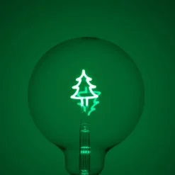 LUEDD Led Lampen*Weihnachts E27 LED Lampe G125 Klar 1.8W 100 lm