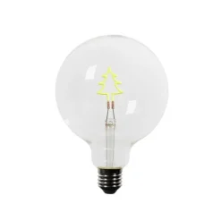 LUEDD Led Lampen*Weihnachts E27 LED Lampe G125 Klar 1.8W 100 lm