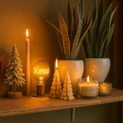 LUEDD Led Lampen*Weihnachts E27 LED-Glühbirne G125 Amber 3,4W 100 lm 1800K