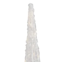 QAZQA Led-Außenleuchten|Gartenbeleuchtung*Weihnachtsbaum transparent 100 cm inkl. LED IP44 - Coni