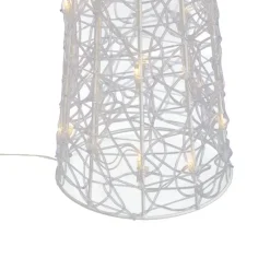 QAZQA Led-Außenleuchten|Gartenbeleuchtung*Weihnachtsbaum transparent 100 cm inkl. LED IP44 - Coni