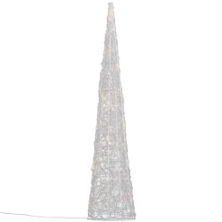 QAZQA Led-Außenleuchten|Gartenbeleuchtung*Weihnachtsbaum transparent 100 cm inkl. LED IP44 - Coni