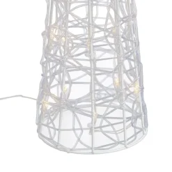 QAZQA Led-Außenleuchten|Gartenbeleuchtung*Weihnachtsbaum transparent 60cm inkl. LED IP44 - Coni