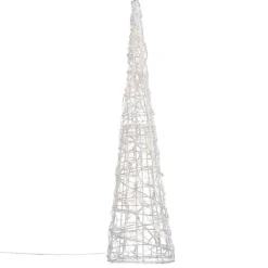 QAZQA Led-Außenleuchten|Gartenbeleuchtung*Weihnachtsbaum transparent 60cm inkl. LED IP44 - Coni