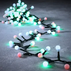 Luca Lighting Gartenbeleuchtung|Led-Außenleuchten*Weihnachtsbeleuchtung grün mit 550 LEDs Multicolor 14m IP44 - Comet