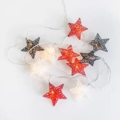 Newgarden Gartenbeleuchtung|Led-Außenleuchten*Weihnachts-Lichterkette für Außen 3,3 m inkl. LED 10-Lichter - Stellina