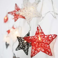 Newgarden Gartenbeleuchtung|Led-Außenleuchten*Weihnachts-Lichterkette für Außen 3,3 m inkl. LED 10-Lichter - Stellina