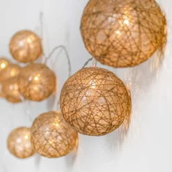 Newgarden Gartenbeleuchtung|Led-Außenleuchten*Weihnachts-Lichterkette für Außen 3,3 m inkl. LED 10-Lichter - Pallina