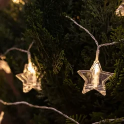 Newgarden Gartenbeleuchtung|Led-Außenleuchten*Weihnachts-Lichterkette für Außen 4,5 m inkl. LED 16-Lichter - Bianca