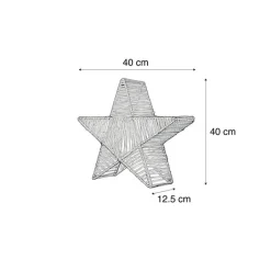Newgarden Gartenbeleuchtung|Led-Außenleuchten*Weihnachts-Stehleuchte Braun 40cm inkl. LED IP54 Akku - Sisine