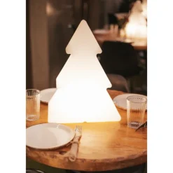 Newgarden Led-Außenleuchten*Weihnachts-Stehleuchte weiß 40cm inkl. LED Solar und Akku RGBW - Pinus