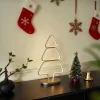 QAZQA Gartenbeleuchtung*Weihnachts-Tischleuchte Stahl Weihnachtsbaum inkl. LED - Arbre