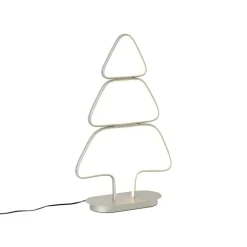 QAZQA Gartenbeleuchtung*Weihnachts-Tischleuchte Stahl Weihnachtsbaum inkl. LED - Arbre