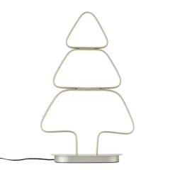 QAZQA Gartenbeleuchtung*Weihnachts-Tischleuchte Stahl Weihnachtsbaum inkl. LED - Arbre