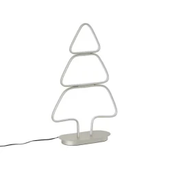 QAZQA Gartenbeleuchtung*Weihnachts-Tischleuchte Stahl Weihnachtsbaum inkl. LED - Arbre