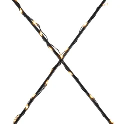 Luca Lighting Led-Außenleuchten*Weihnachts-Wandleuchte schwarz XMAS inkl. LED mit Timer IP44 - Yoro