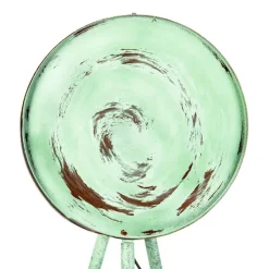 QAZQA Stehlampen|Wohnzimmerlampen*Weinlesestehlampe auf Bambusstativgrün mit Kupfer - Fass