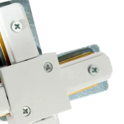 QAZQA Deckenstrahler|Aufbaustrahler*X-Verbinder für 1-Phasen-Schiene weiß - Iconic